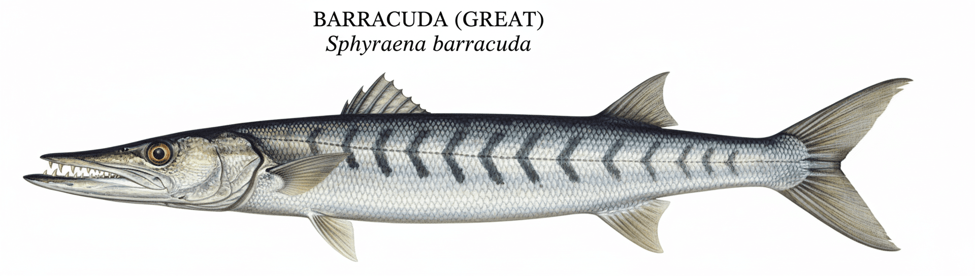Barracuda (Great) identification plate