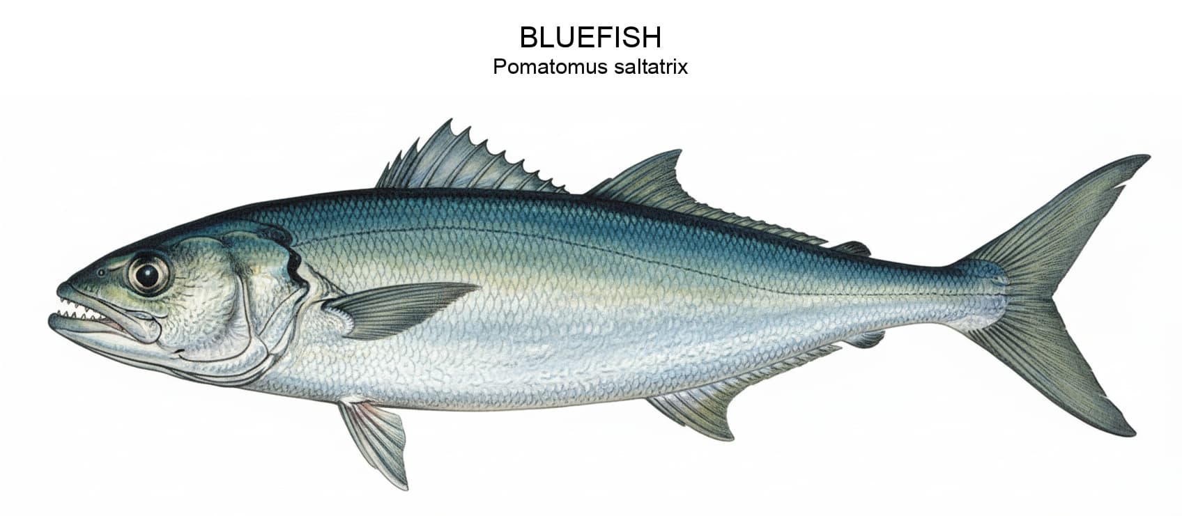Bluefish identification plate