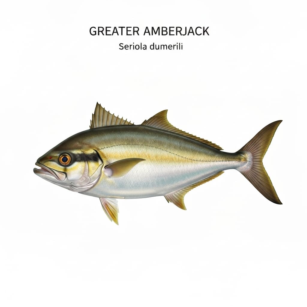GREATER AMBERJACK identification plate