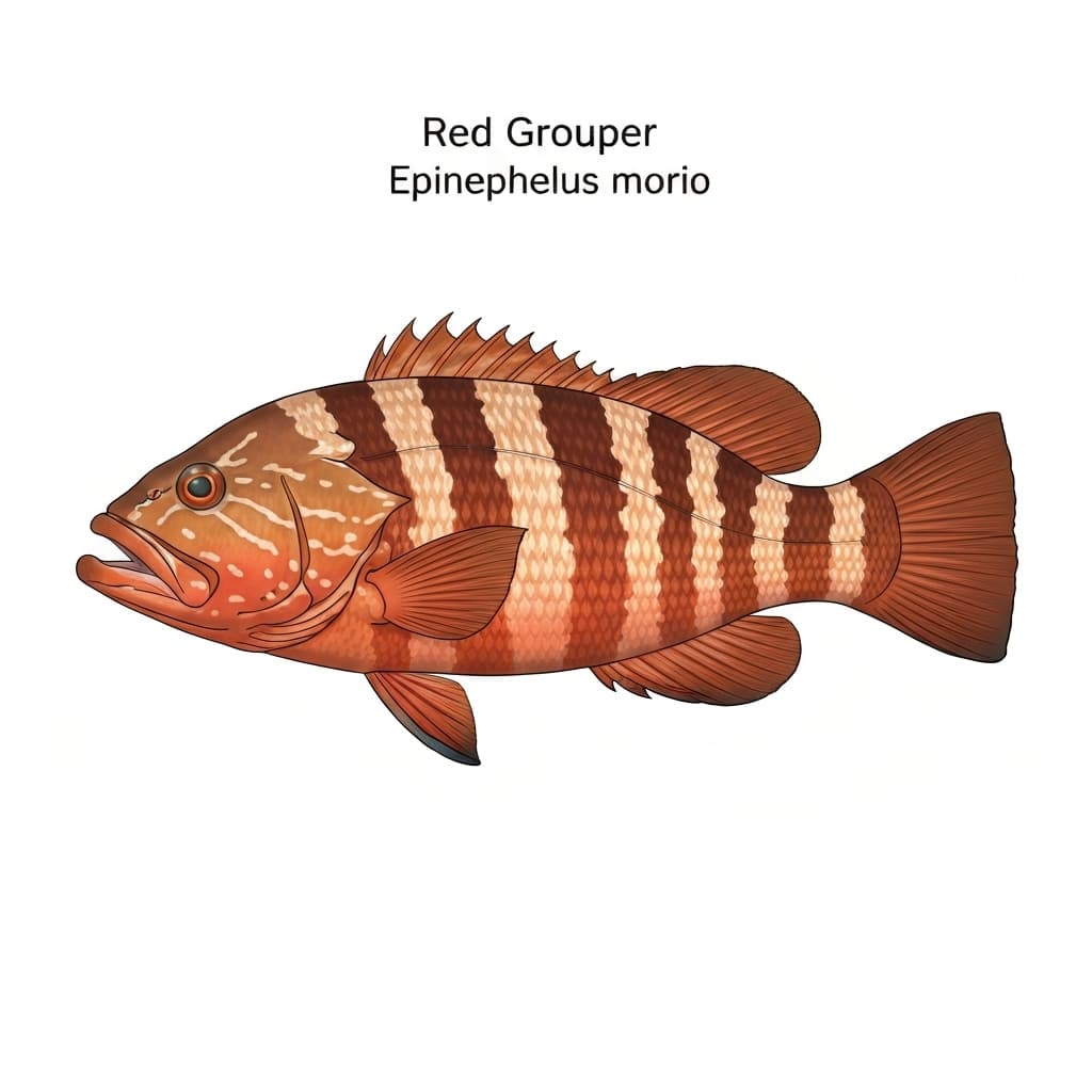 Red Grouper identification plate
