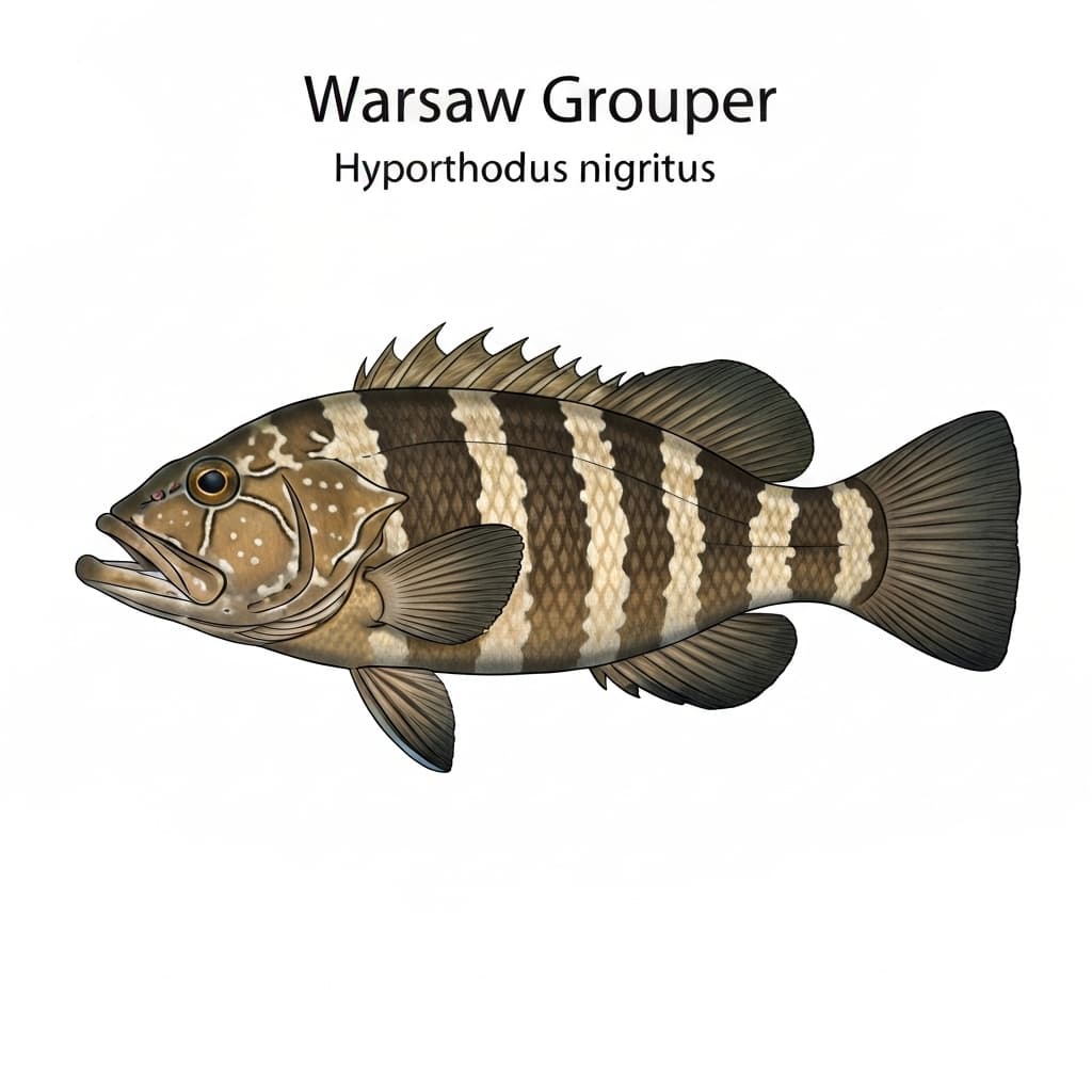 Warsaw Grouper identification plate
